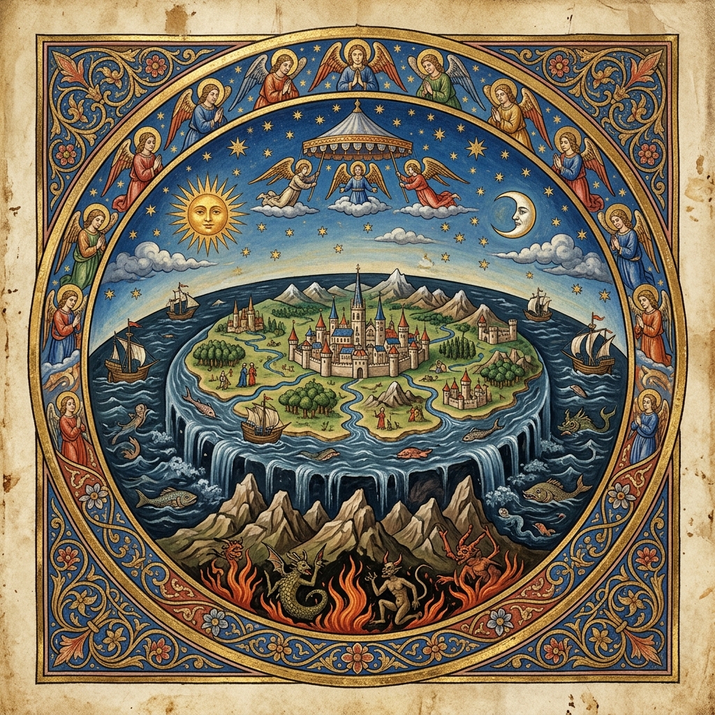 Rappresentazione medievale della Terra piatta: un affascinante fatto medievale sulla visione del mondo delle epoche passate