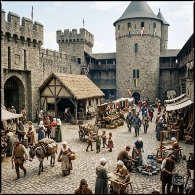 La vita nel castello: vita quotidiana, persone e spazi nel Medioevo - La vita nei castelli nel Medioevo: vita quotidiana e persone