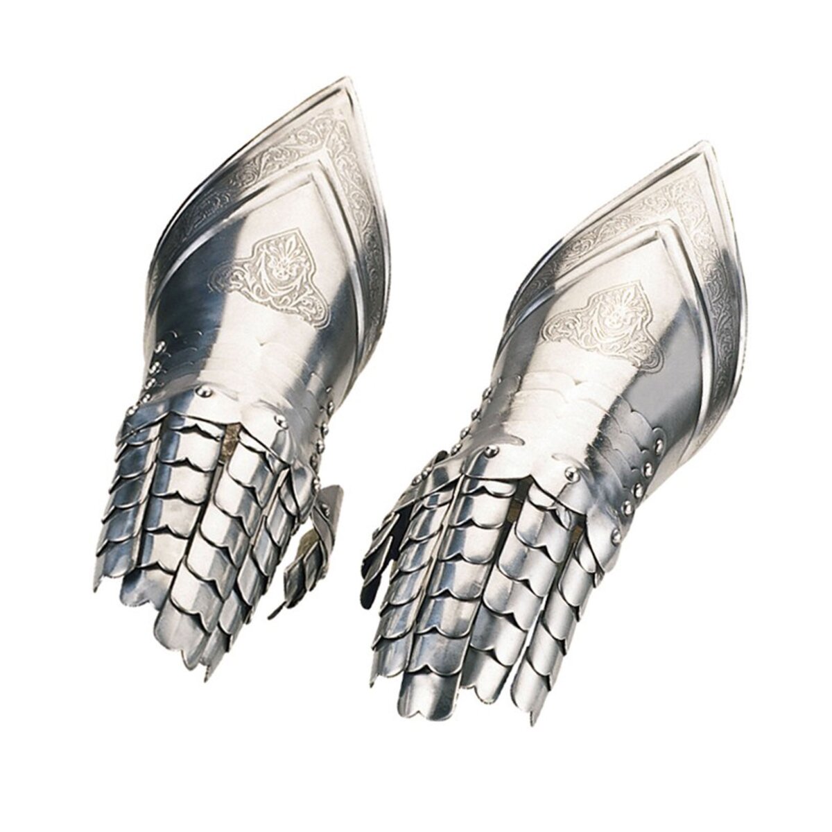 Gauntlets, engraved, Marto