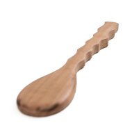 Cucchiaio di legno scanalato 19 cm