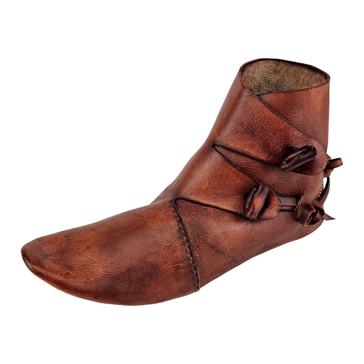 Reversible Viking shoes type Jorvik brown