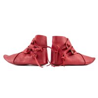 Scarpe vichinghe reversibili tipo Jorvik rosso