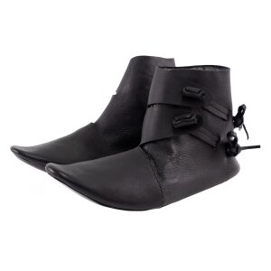 Scarpe vichinghe reversibili tipo Jorvik Nero