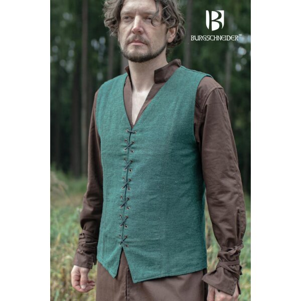 Gilet medievale Maron - Verde