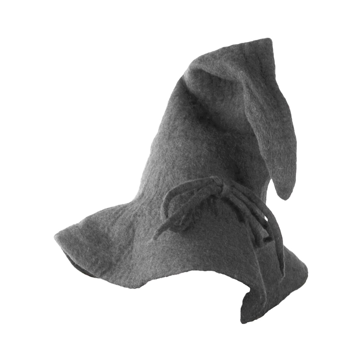 Wizard hat wool - gray