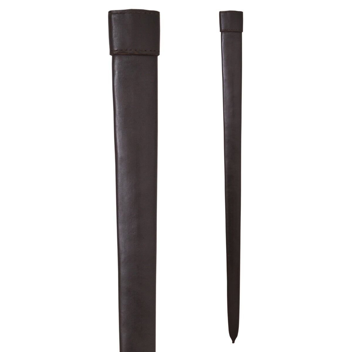 Leather scabbard for one and a half hand show swords