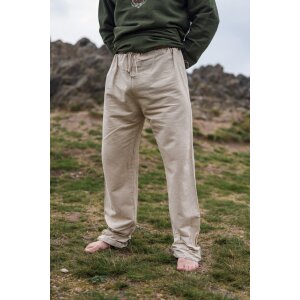 Pantaloni in lino "Asmund" natura