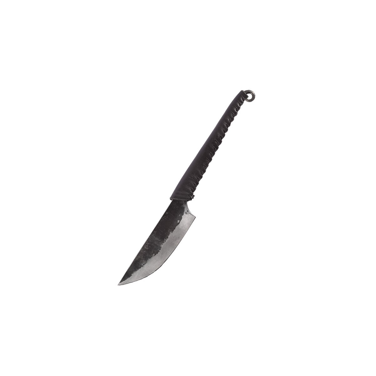 Knife with wrapped leather handle 21 cm