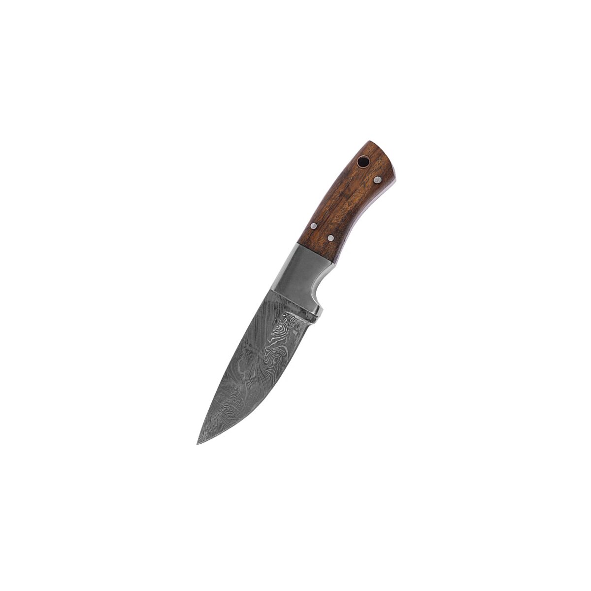 Coltello multiuso con lama in acciaio Damasco e manico in...