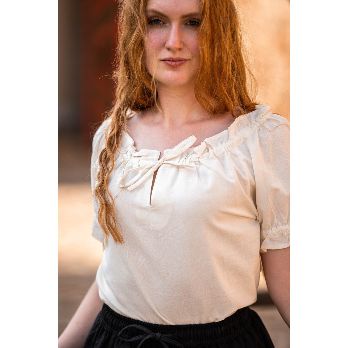 Medieval Summer Blouse "Otilia" Nature