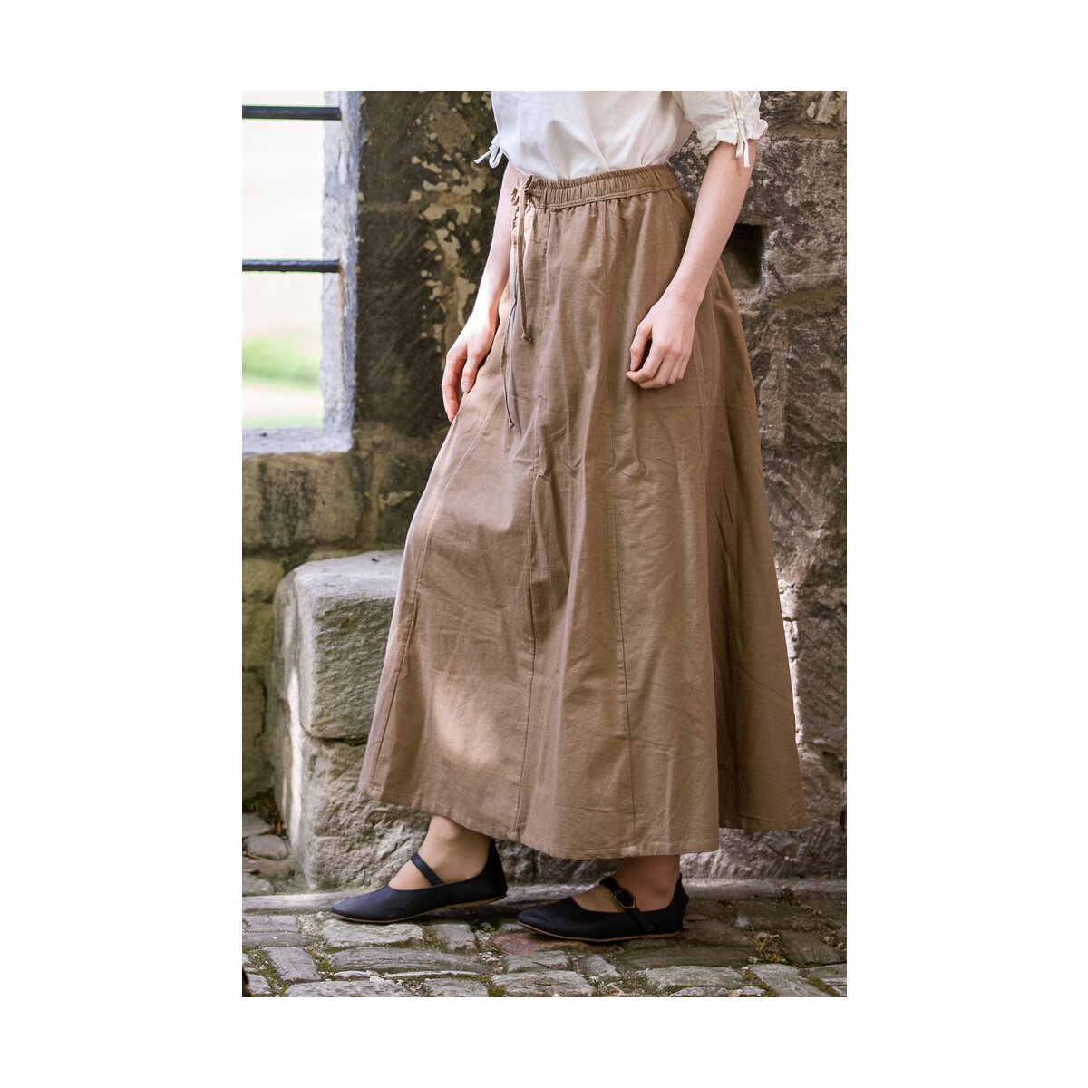 Medieval or Pirates Skirt "Dana" light brown