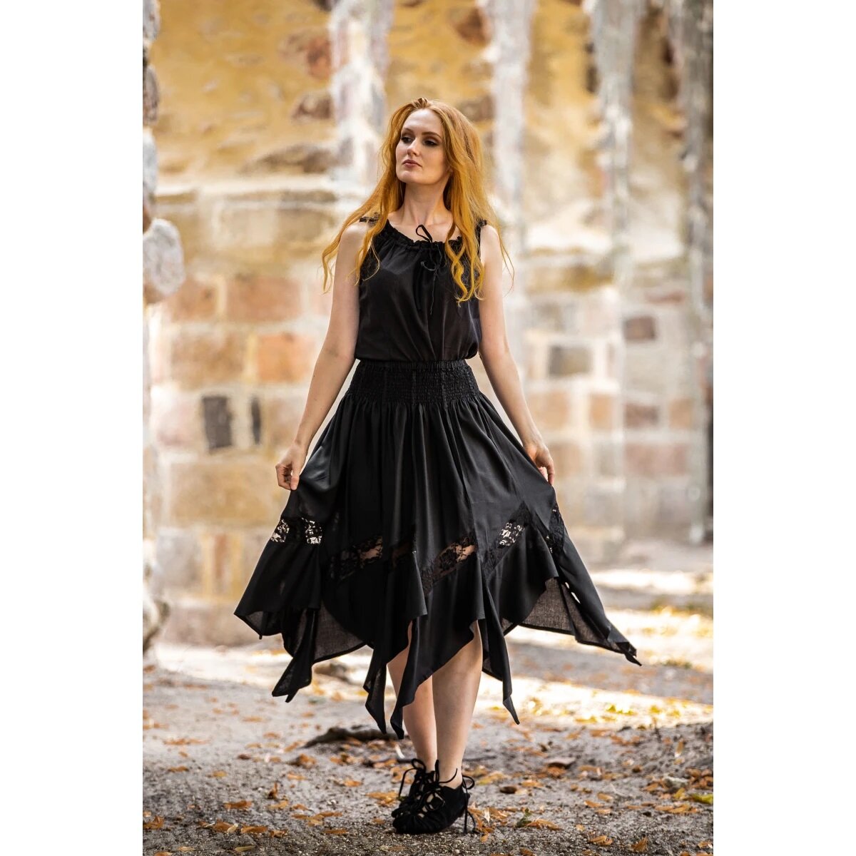 Witch Skirt "Selena" Black