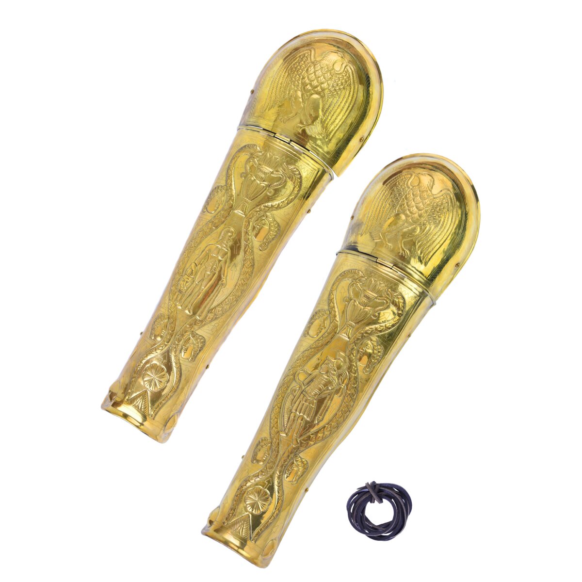 Praetorian brass greaves