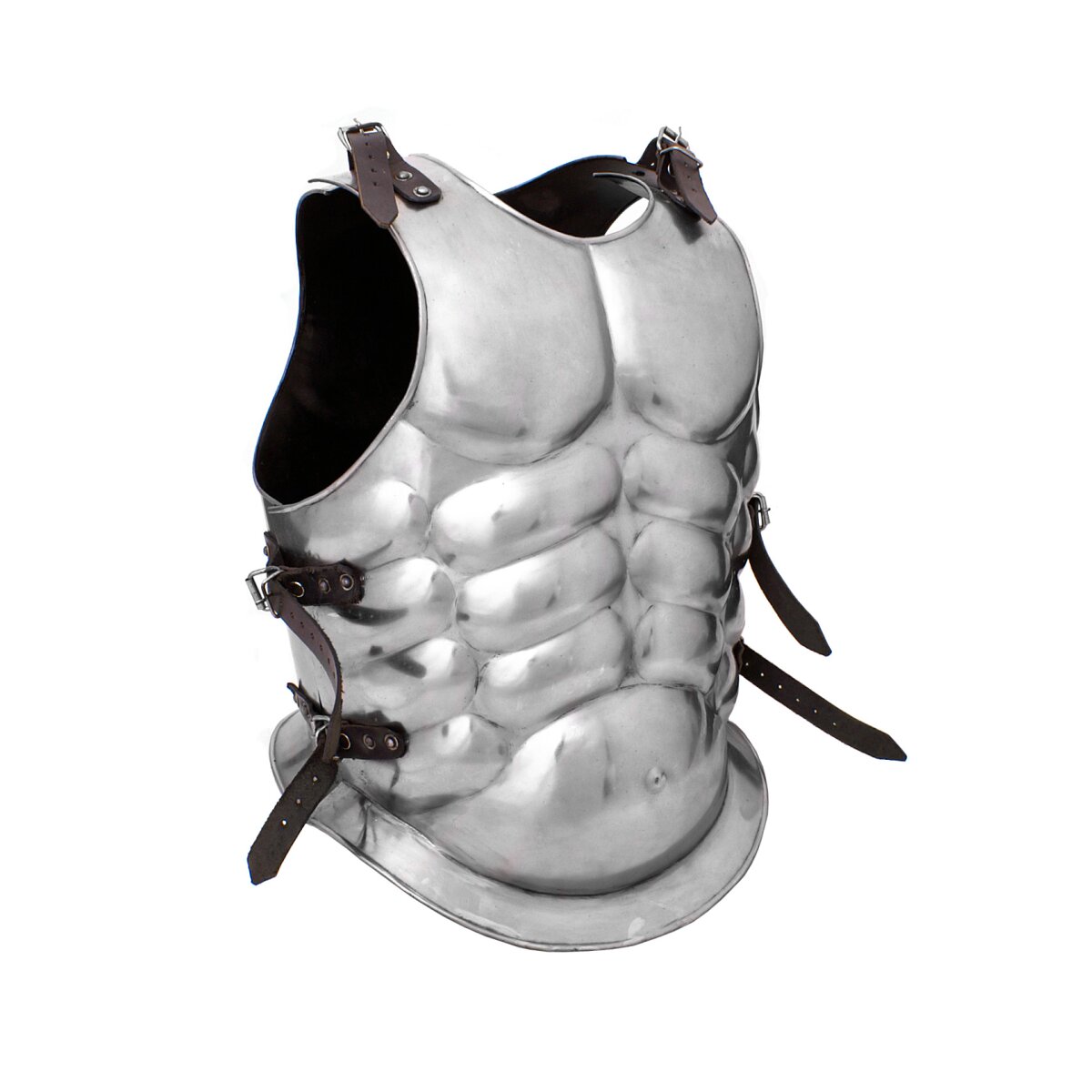 Steel muscle chest and back armor