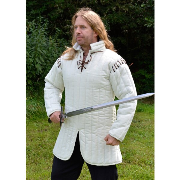 Gambeson, tunica, bianco