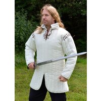 Gambeson, tunica, bianco