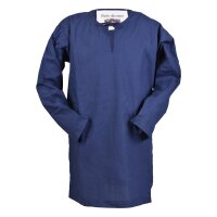 Tunica medievale a maniche lunghe / camicia Arn per bambini, blu