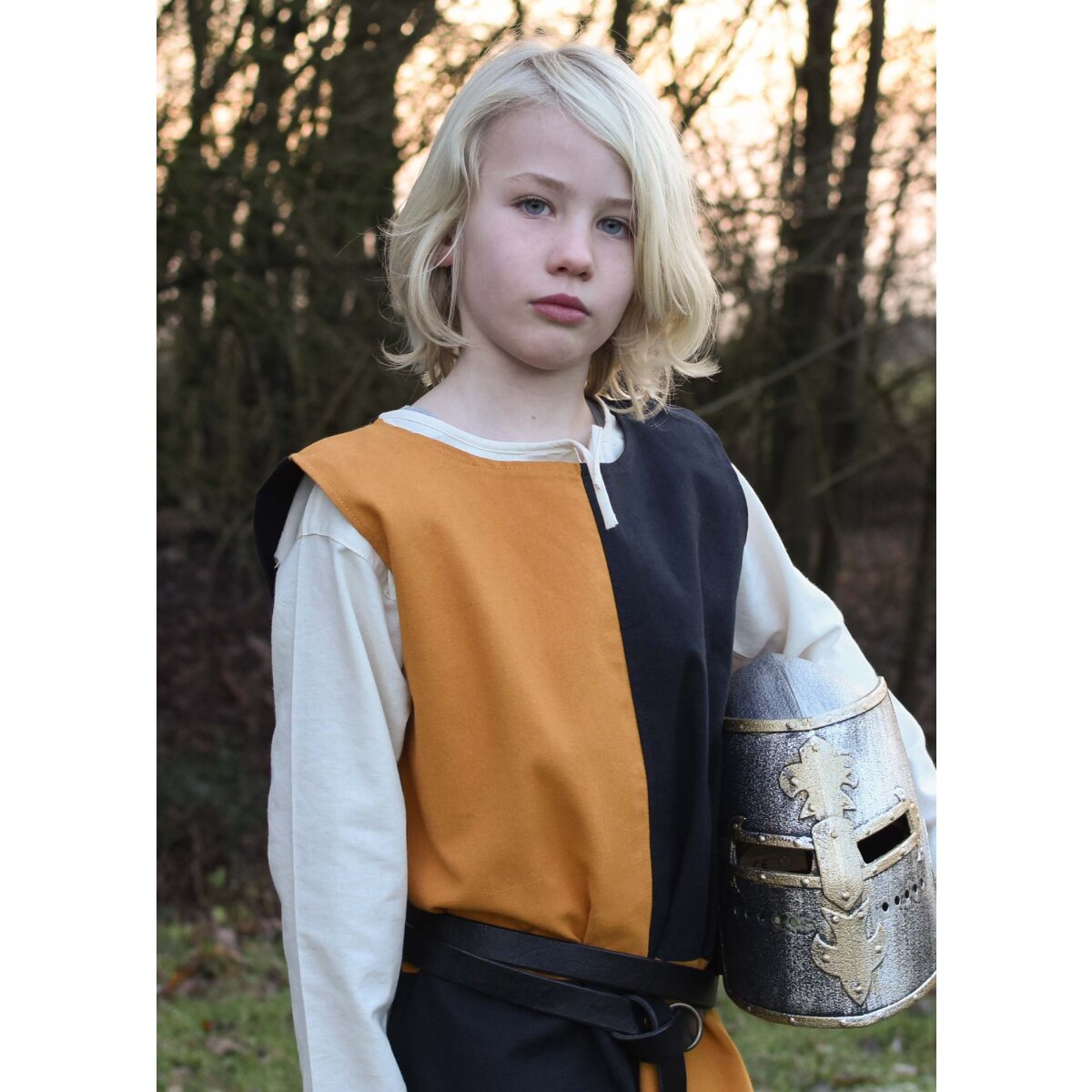 Medieval childrens tunic Lucas for children, Mi-Parti,...