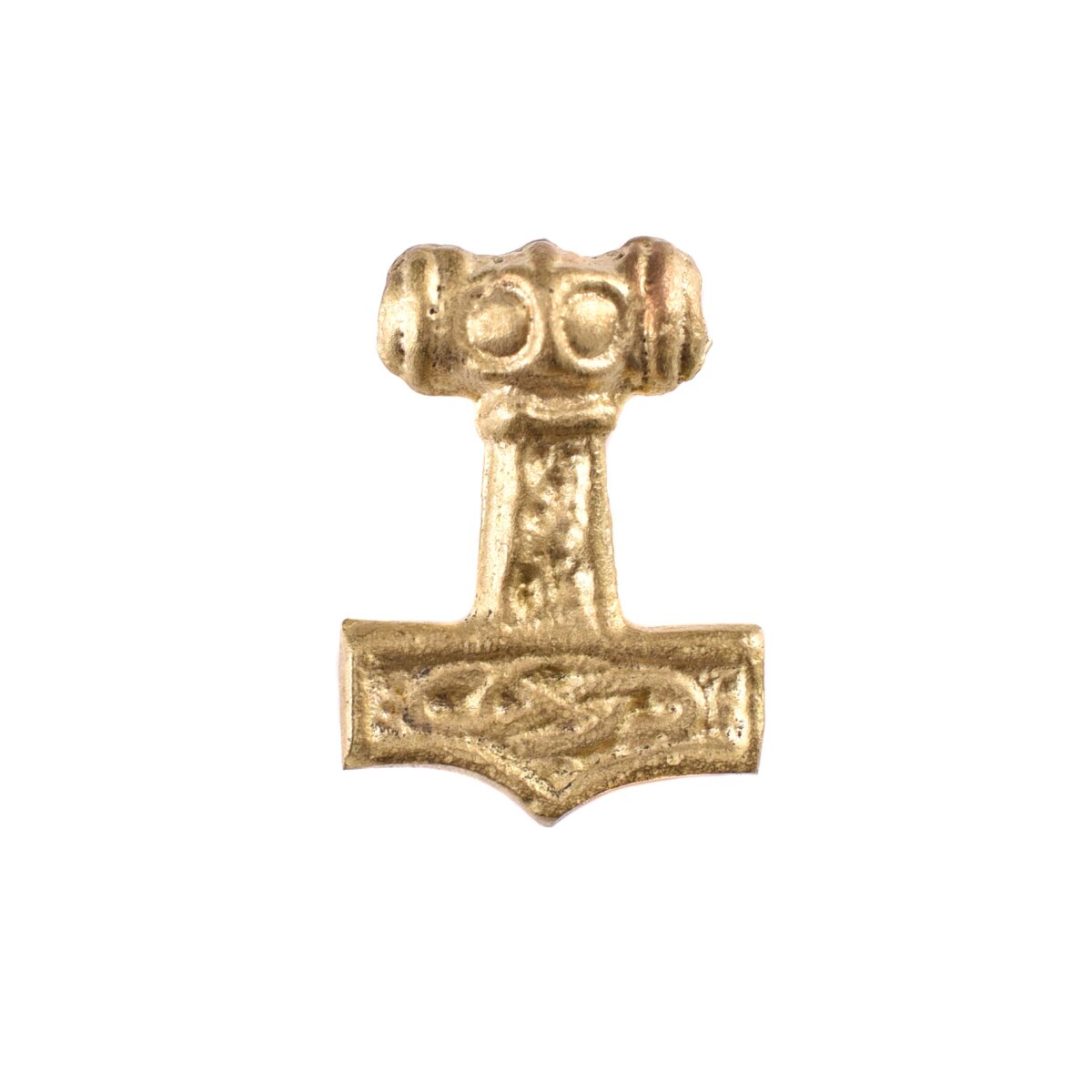 Pendant Thors hammer made of brass