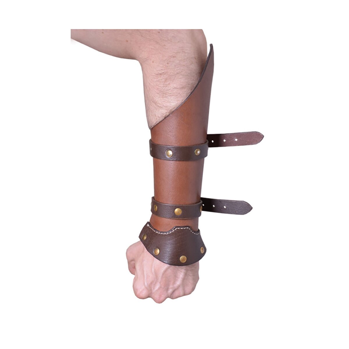 Leather bracers Warrior, pair