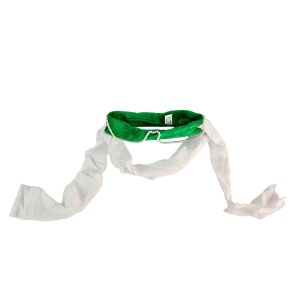 Fascia da damigella d’onore in velluto verde
