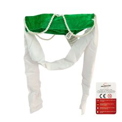Fascia da damigella d’onore in velluto verde