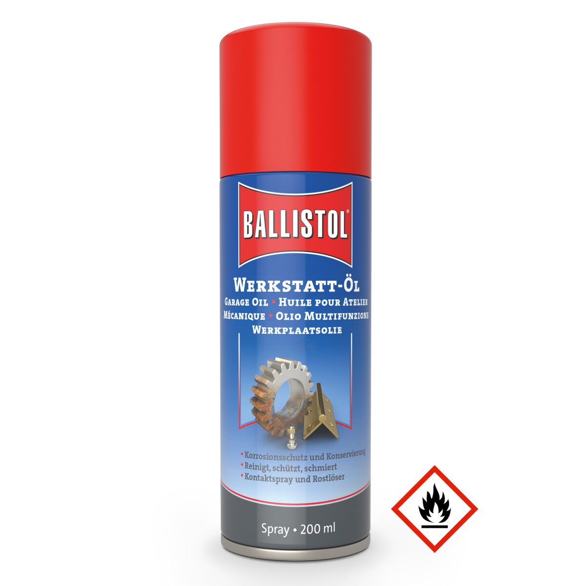 Olio per officina Ballistol USTA Spray, 200 ml