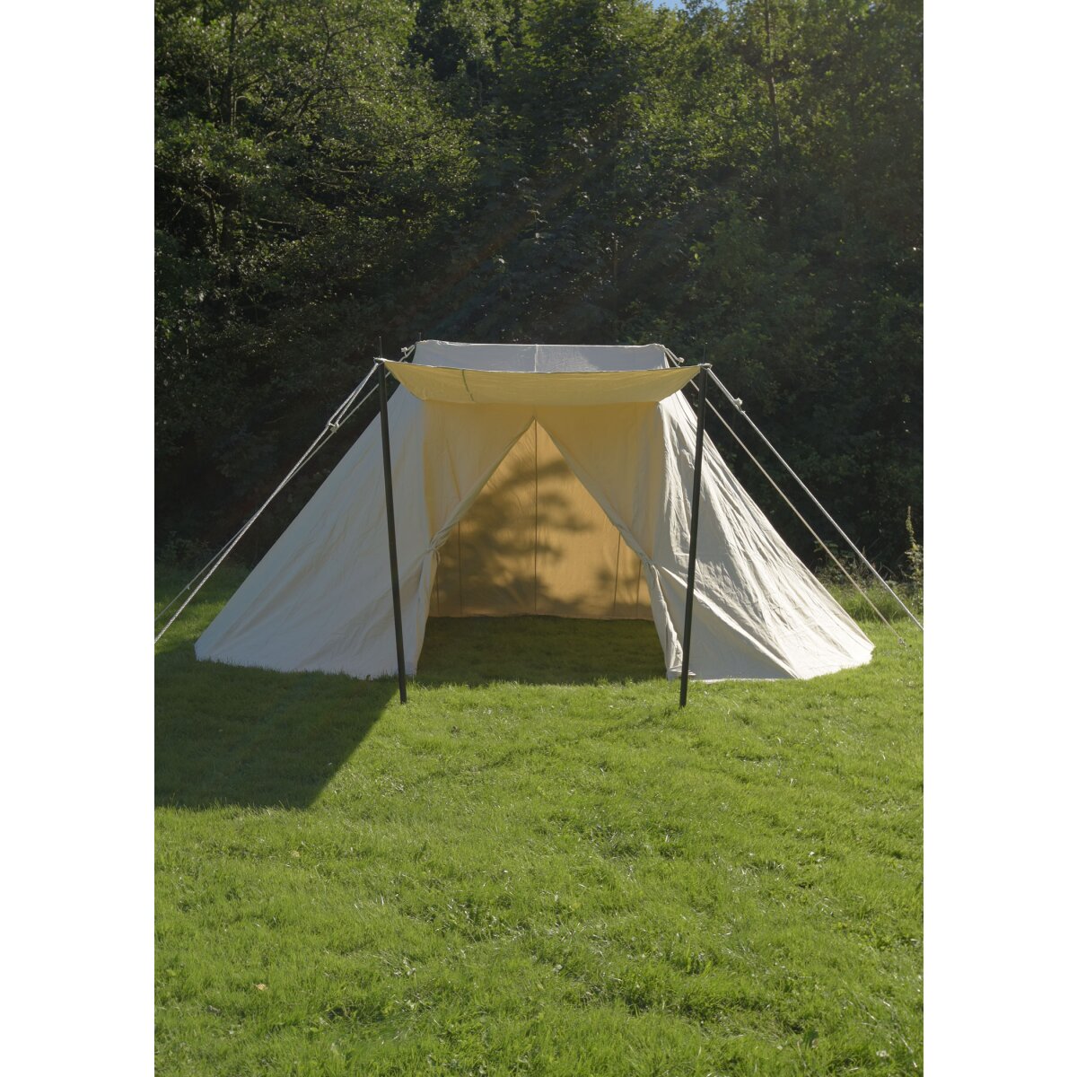 Sachsenzelt Jorvik, 2 x 4 m, 340 g/m², colore naturale