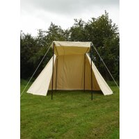 Tenda mercantile Saxon, 4 x 6 m, 425 g/m², colore naturale