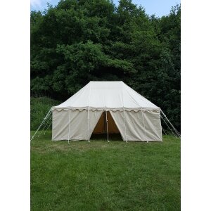 Tenda da cavaliere Markward, 5 x 8 m, 425 g/m², naturale