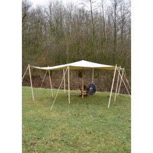 Tenda con passanti, extra forte, 450g/m², colore naturale