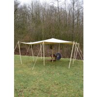 Tenda con passanti, extra forte, 450g/m², colore naturale