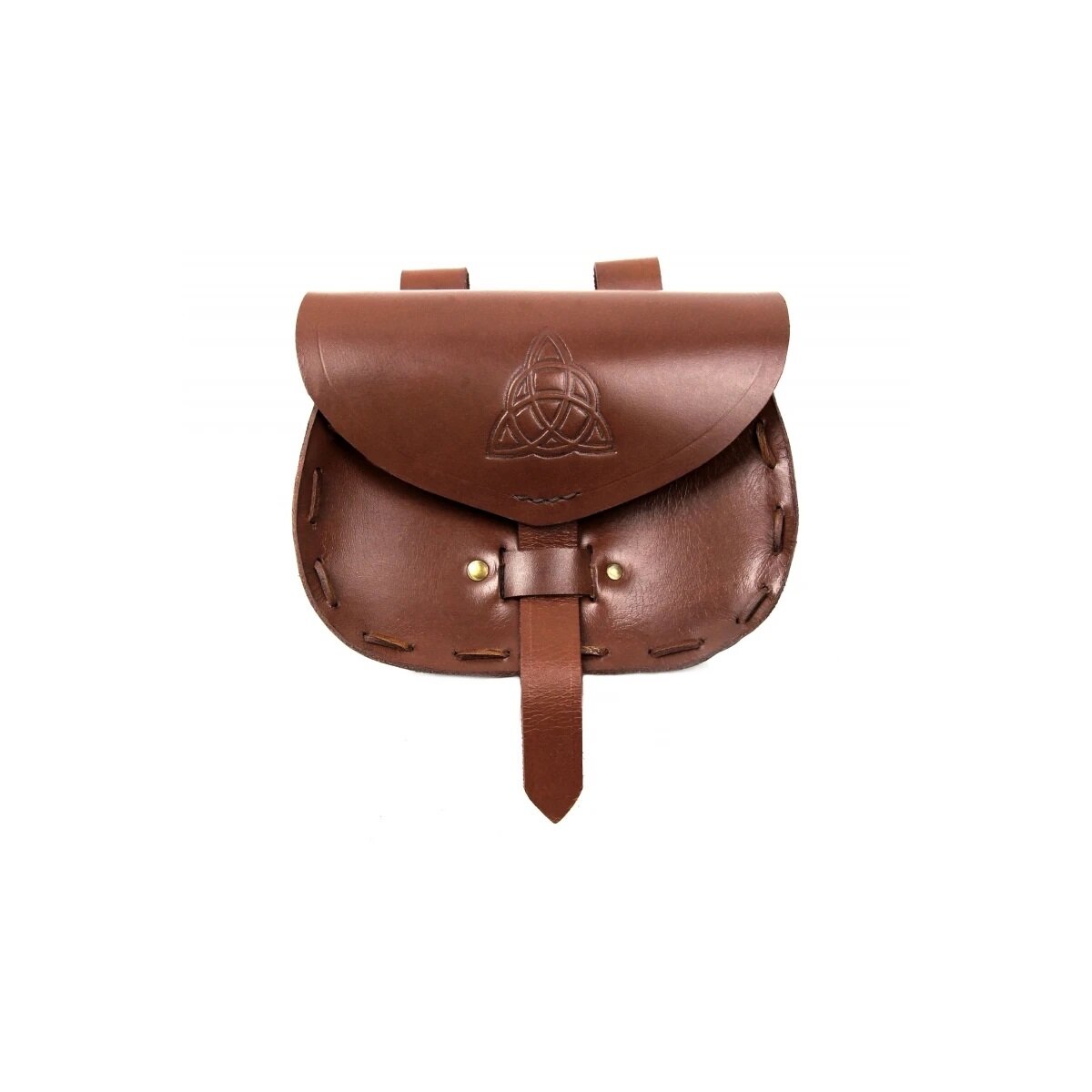 Borsa da cintura "Erin" in pelle marrone con...