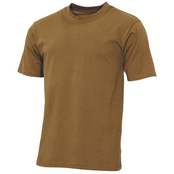 T-shirt outdoor, "Streetstyle", marrone coyote, 140-145 g/m²,