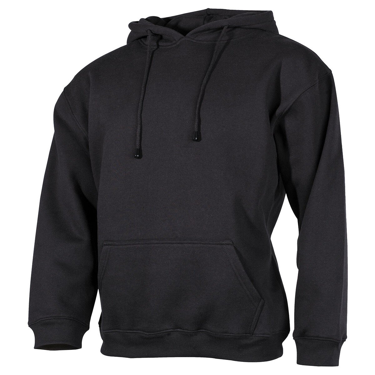 Sweat-shirt à capuche, 340 g/m², noir