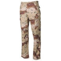 Pantaloni da combattimento USA, BDU, Rip Stop, 6 colori deserto