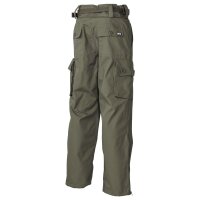 Pantaloni da trekking oliva con rip stop