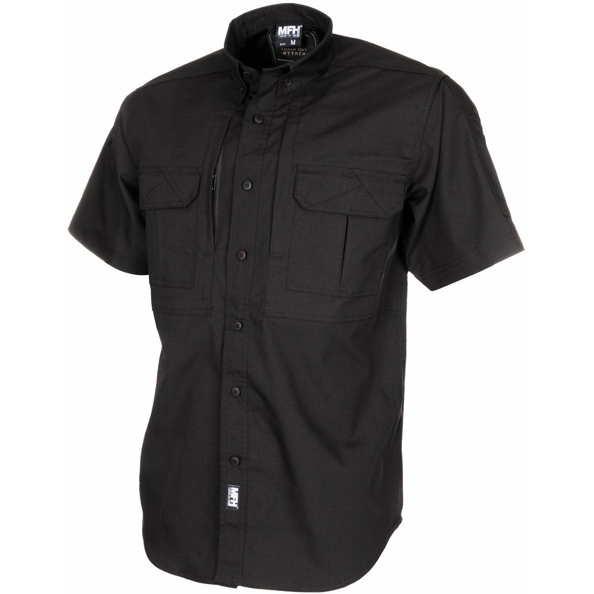 Shirt,"Attack", short-sleeved, black, Teflon,...