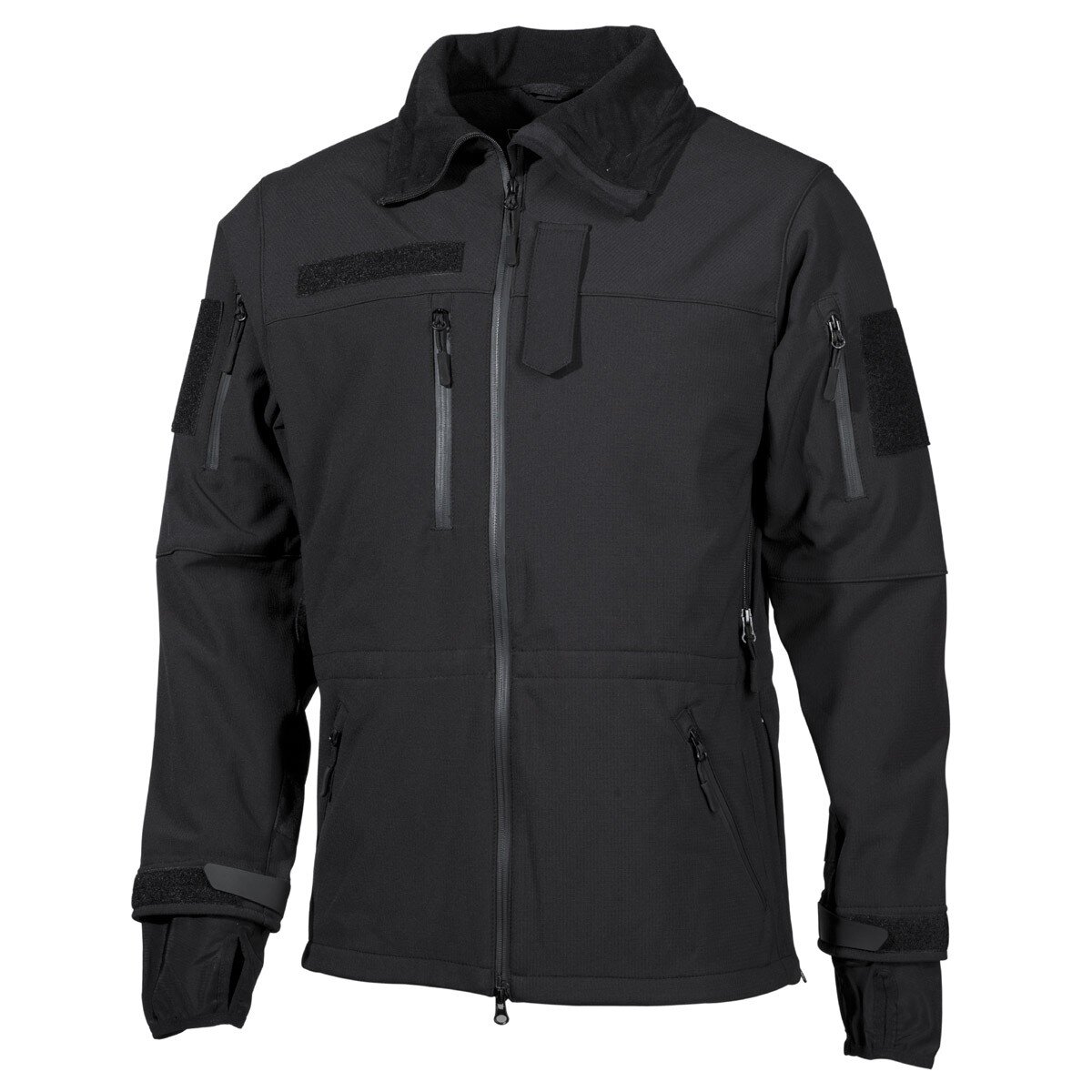 veste soft shell, haute défense, noir