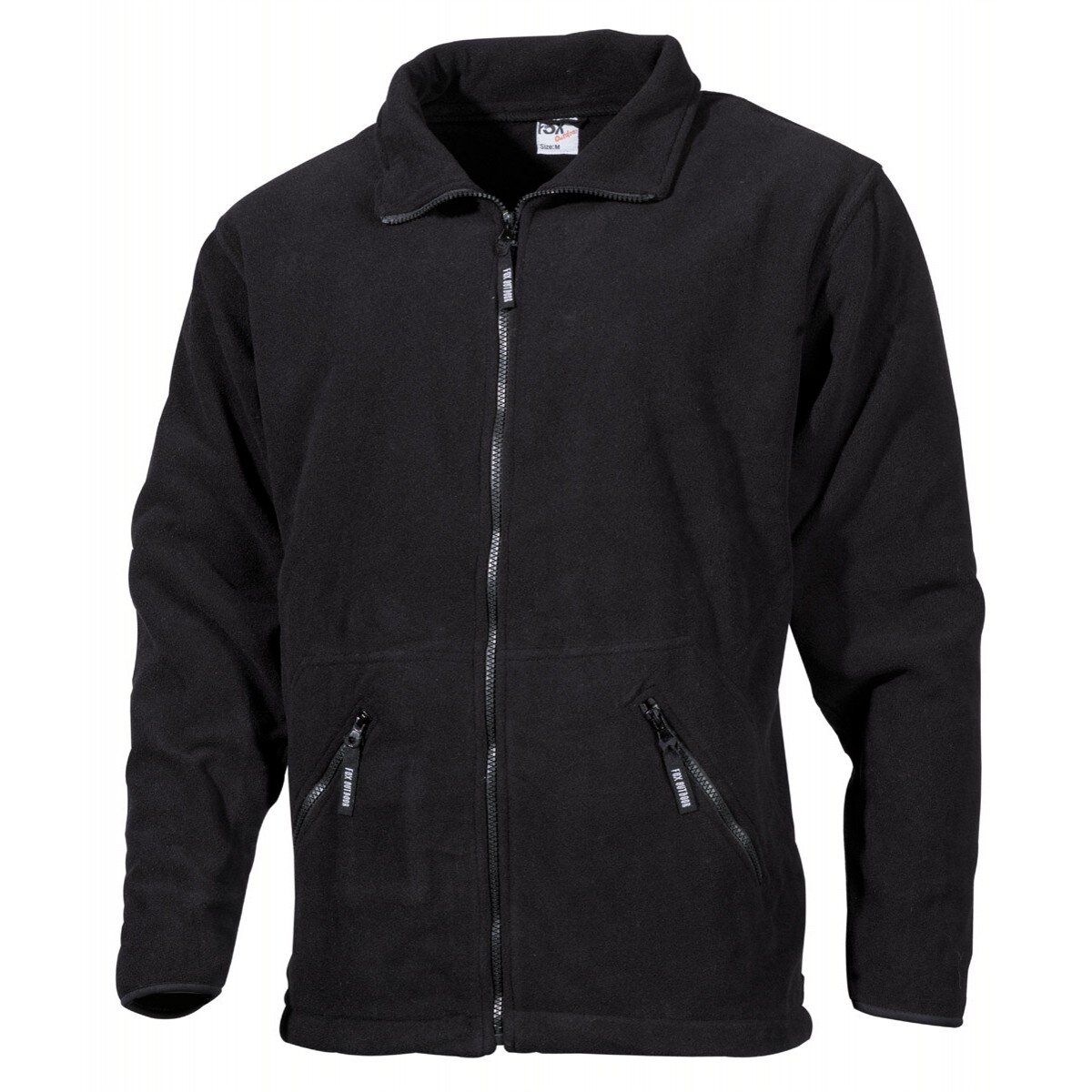 Trekking Fleece-Jacke, "Arber", schwarz