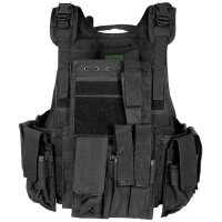 Gilet, "Ranger", varie tasche, nero