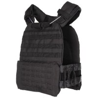 Gilet tattico, "Laser MOLLE", nero