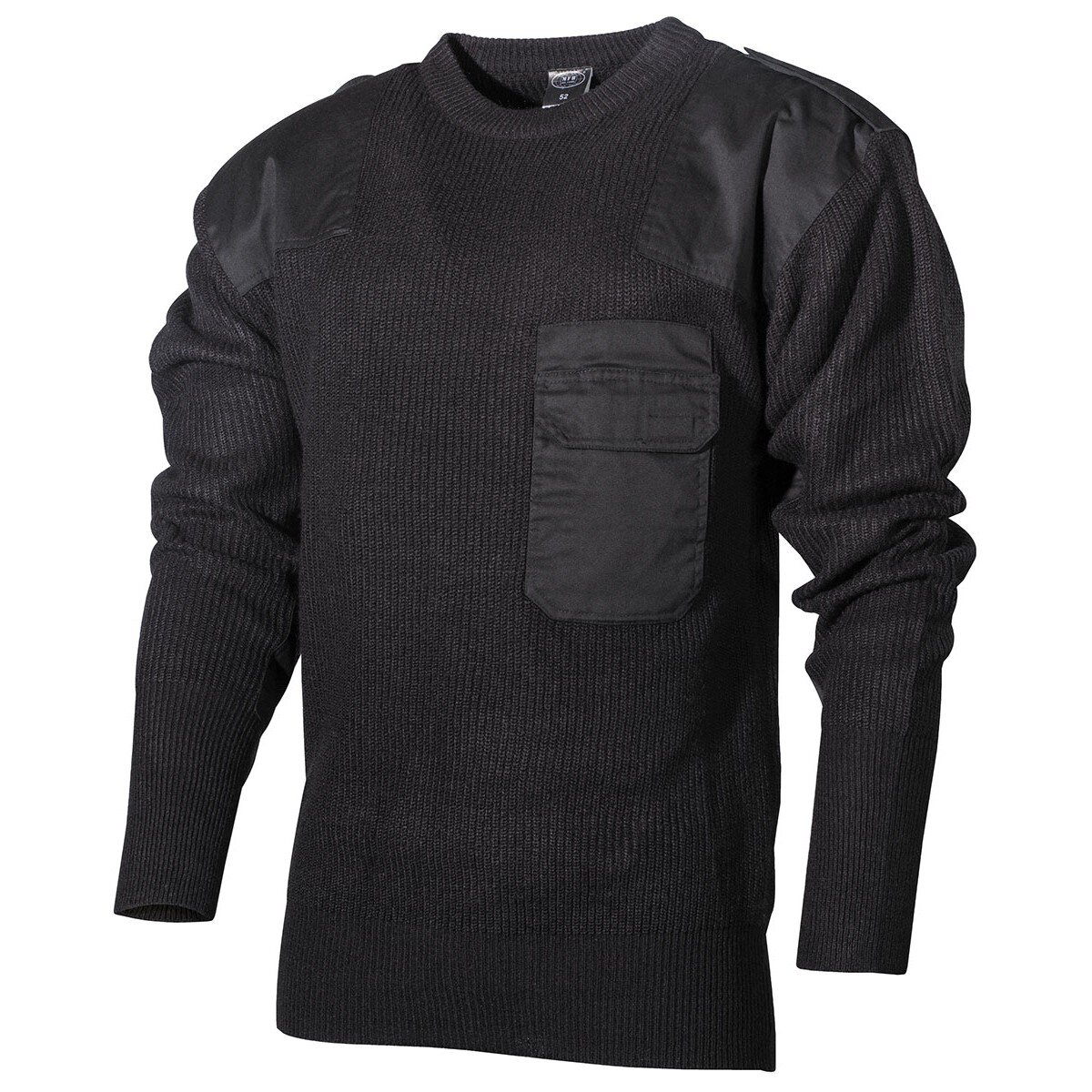 Maglione delle forze armate tedesche, con taschino, nero