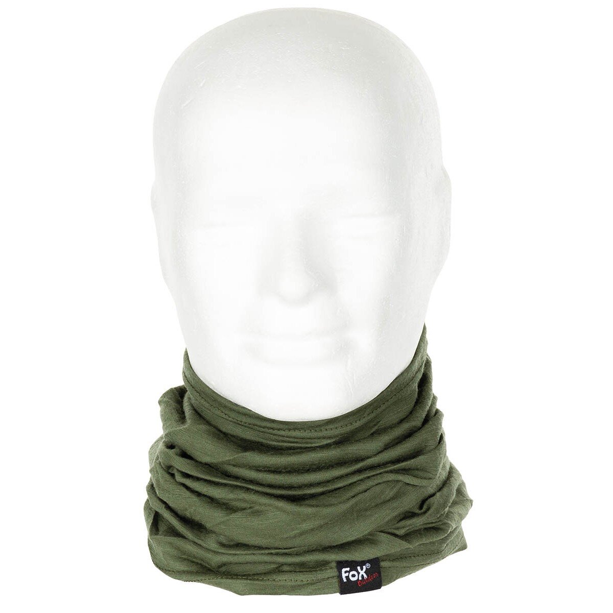 Neck Gaiter, "Merino Lite", OD green