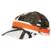 Berretto, hunter-snow, strisce arancioni fluorescenti