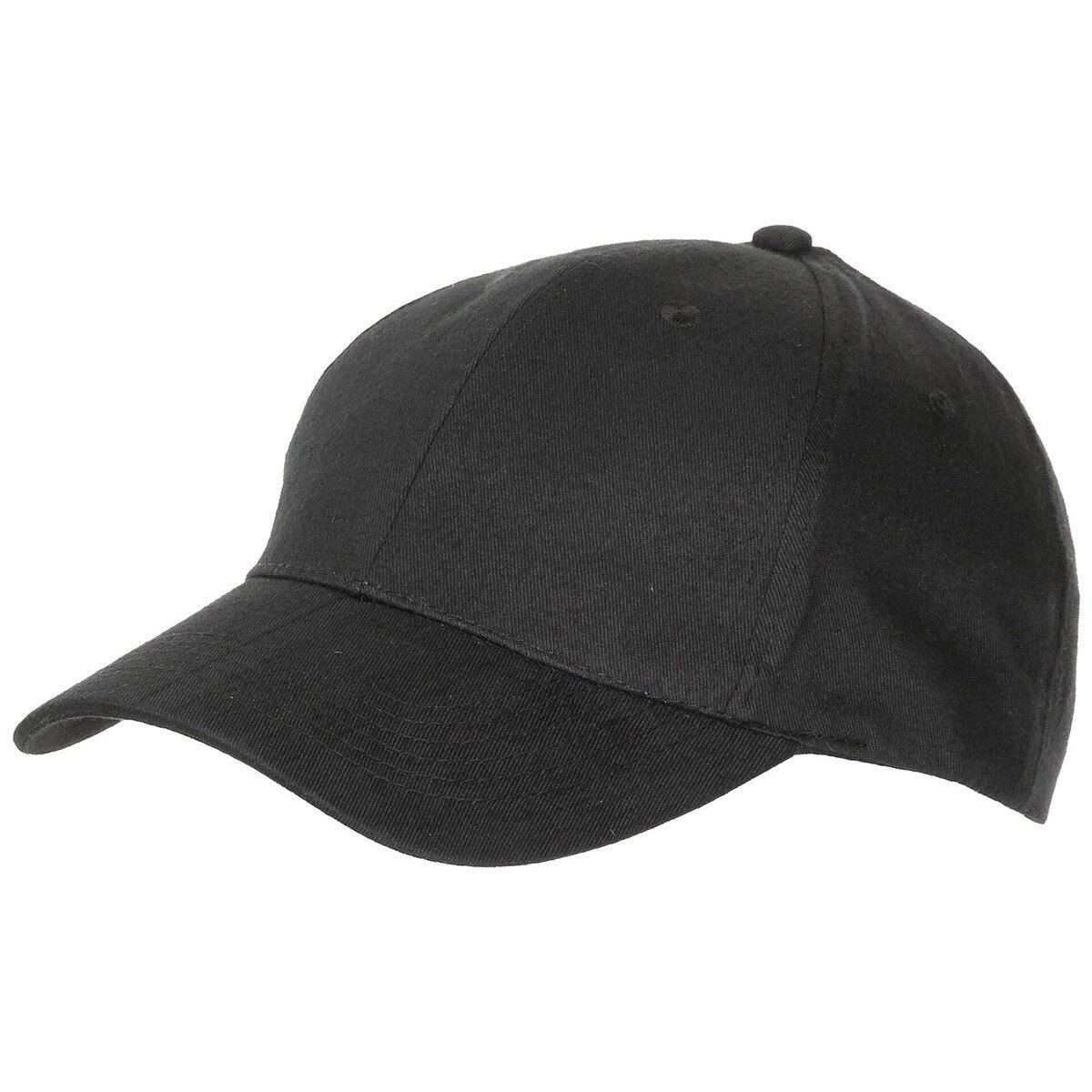 Cappello BB, piatto, nero, spazzolato