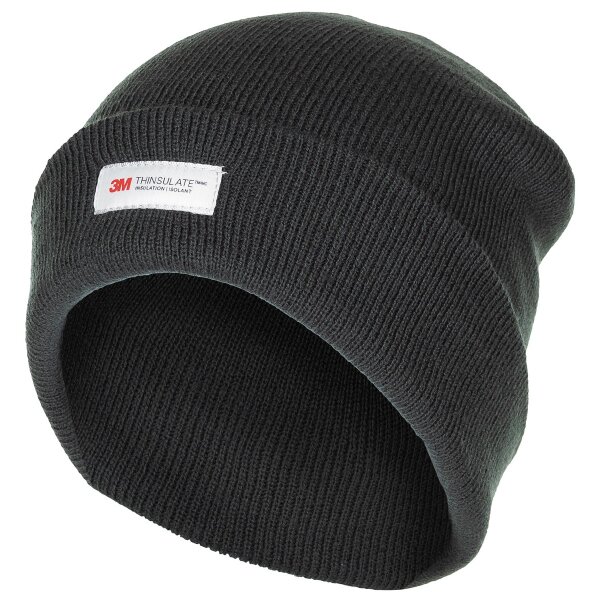 Cappello avvolgibile, antracite, isolamento 3M+ Thinsulate+