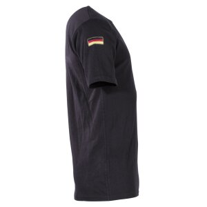 Gilet tropicale della Bundeswehr, nero, velcro, distintivo di nazionalità