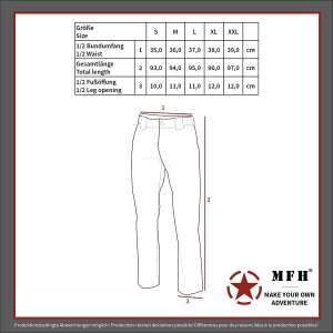 Pantaloni funzionali termici, lunghi, neri