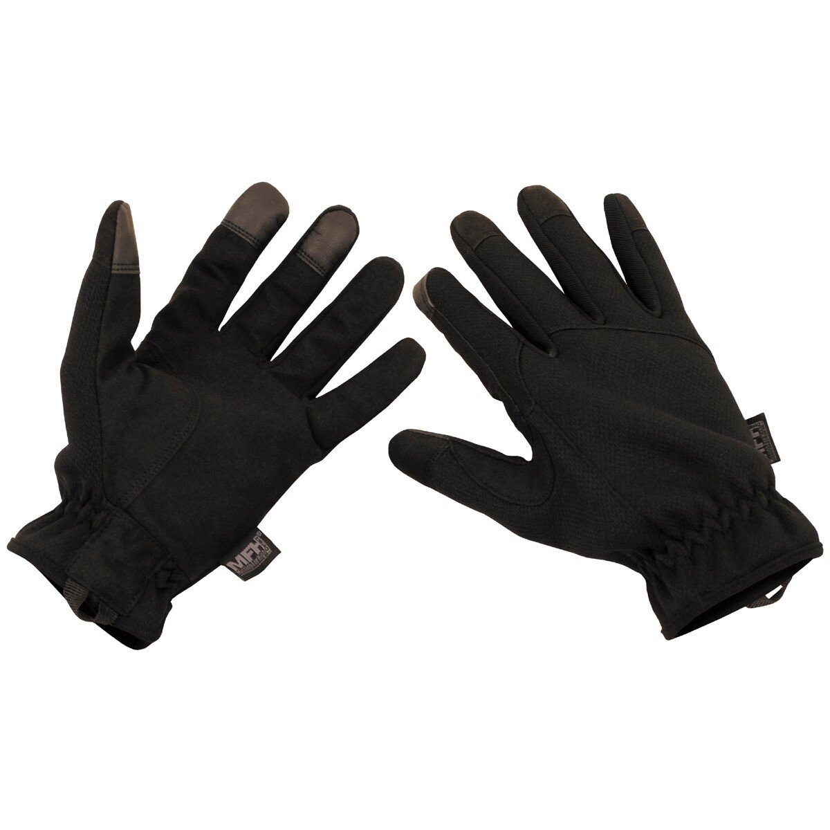 Gants à doigts Outdoor, noir, Lightweight